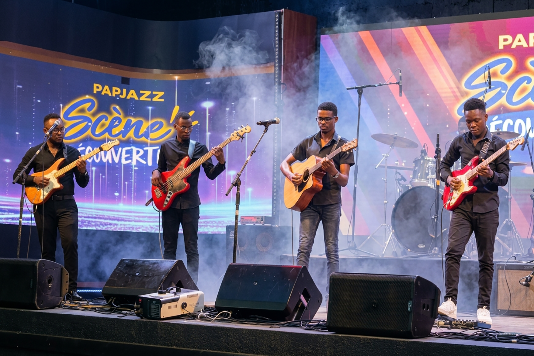 Le groupe Family Groove Bands en concert à la Scène découverte du PAPJAZZ